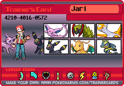 Jari's Trainer Card