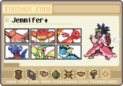 Jennifer♠'s Trainer Card