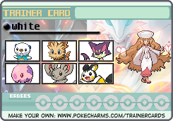 white's Trainer Card