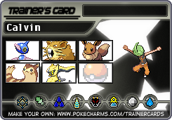 Calvin's Trainer Card