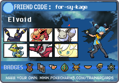 Elvoid's Trainer Card