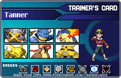 Tanner's Trainer Card