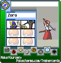 Zoro's Trainer Card