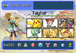 Taylor's Trainer Card