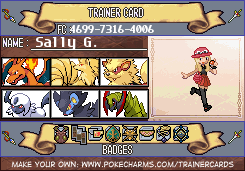 Sally G.'s Trainer Card