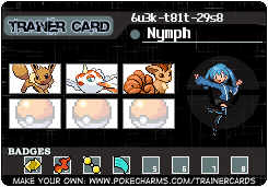 Nymph's Trainer Card