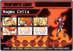 Magma Celia's Trainer Card