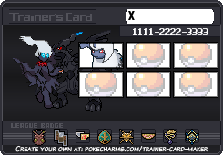 X's Trainer Card