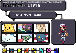 Livia's Trainer Card