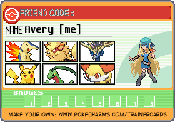 Avery [me]'s Trainer Card