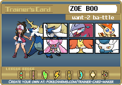 ZOE BOO's Trainer Card