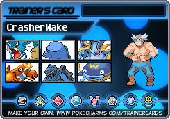 CrasherWake's Trainer Card