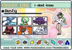 Dusty's Trainer Card