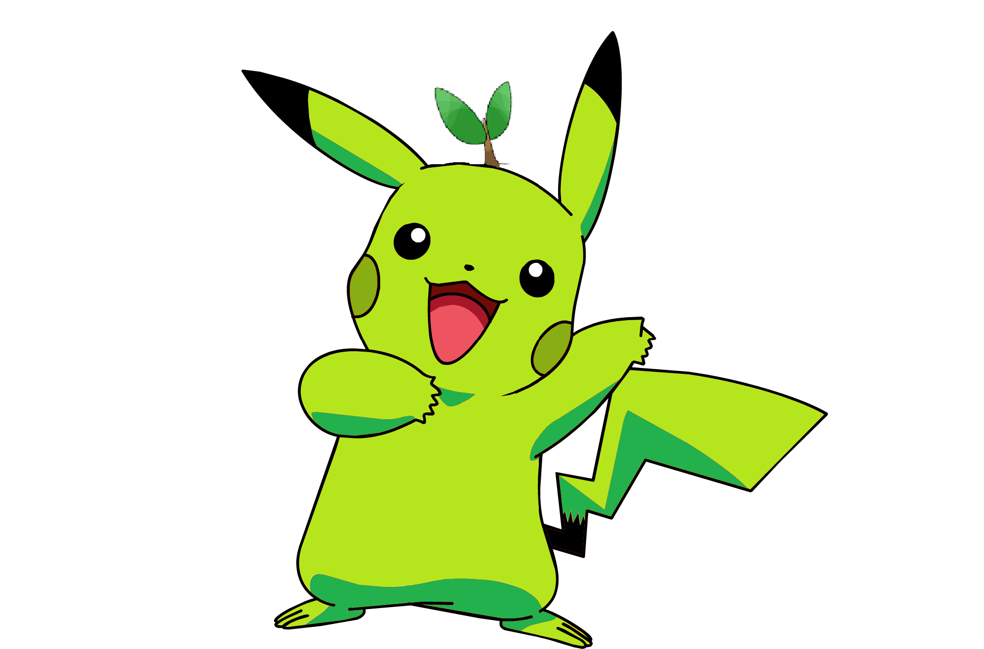 Pikachu As A Grass Type Pokemon Pokécharms