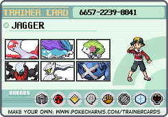 JAGGER's Trainer Card