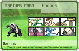 Phobos's Trainer Card
