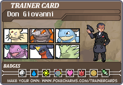 Don Giovanni's Trainer Card