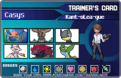Casys's Trainer Card