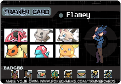 Flamey's Trainer Card