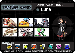 Luna's Trainer Card