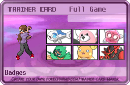 Full Game's Trainer Card