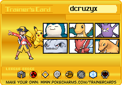dcruzyx's Trainer Card