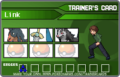 Link's Trainer Card