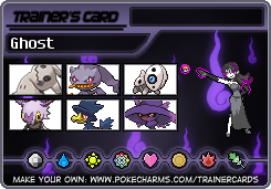 Ghost's Trainer Card