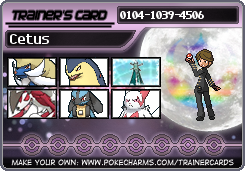 Cetus's Trainer Card