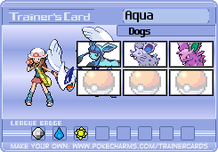 Aqua's Trainer Card