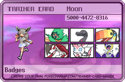 Moon's Trainer Card