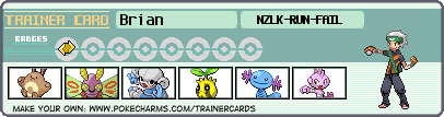Brian's Trainer Card