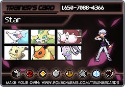 Star's Trainer Card