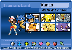 Kanto's Trainer Card