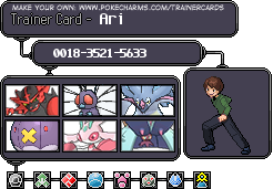 Ari's Trainer Card