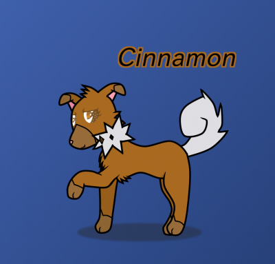 Horrible drawing of Cinnamon...