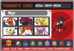 Nyx's Trainer Card