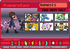 Genesis's Trainer Card