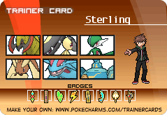 Sterling's Trainer Card