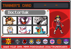 DoctorOak's Trainer Card