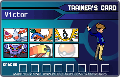 Victor's Trainer Card