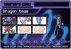 Dragon team's Trainer Card