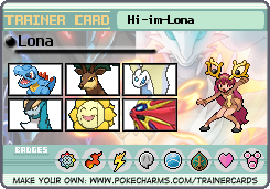 Lona's Trainer Card