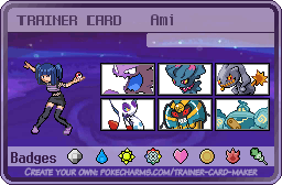 Ami's Trainer Card