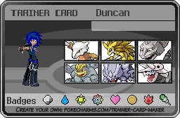 Duncan's Trainer Card