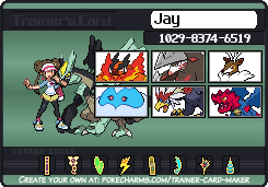 Jay's Trainer Card