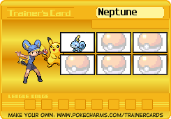 Neptune's Trainer Card