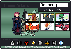 Anthony's Trainer Card