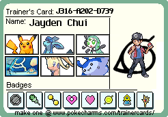 Jayden Chui's Trainer Card