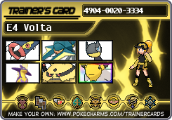 E4 Volta's Trainer Card